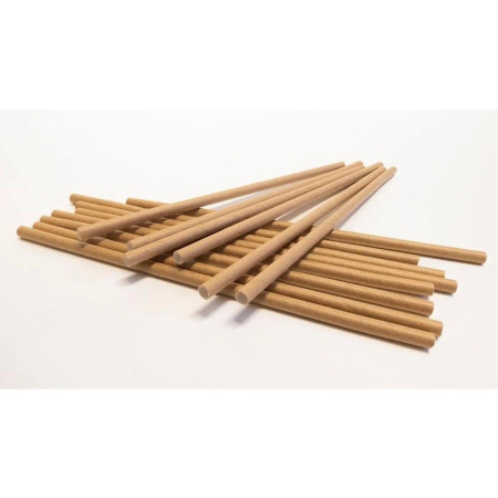 Set 100 Paie, , din Hartie, 20 cm, Model Uni, Kraft [2]