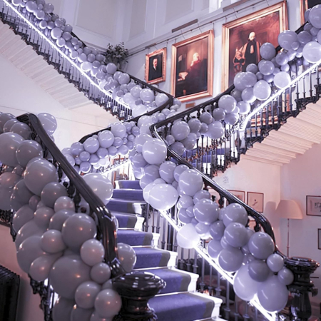 Set 12 Baloane, , din Latex Macaroon, 30 cm, Gri [1]