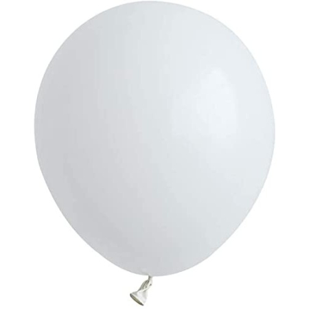 Baloane Latex - Set 12 Baloane, , din Latex Standard, 25 cm, Alb