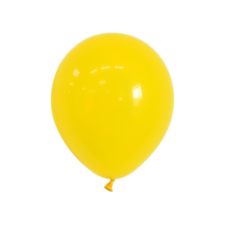 Set 12 Baloane, , din Latex Standard, 25 cm, Galben [6]