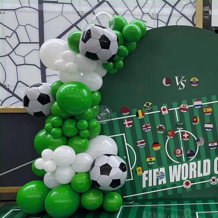 Set 12 Baloane, , din Latex Standard, 30 cm, Verde [3]