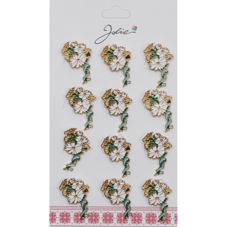 Seturi Brose - Set 12 Brose Martisor Margarete Impletite