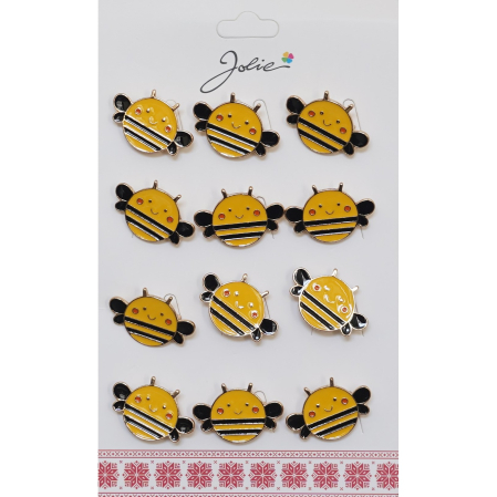 Seturi Brose - Set 12 Brose Martisor pentru Copii Albina Galbena