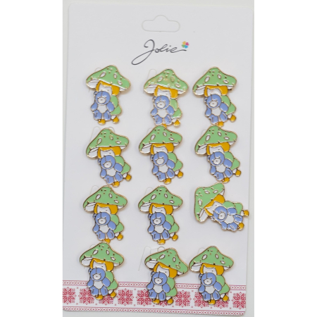 Seturi Brose - Set 12 Brose Martisor pentru Copii Fata cu Urs de Plus