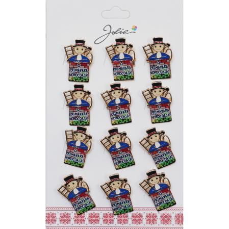 Seturi Brose - Set 12 Brose Martisor Primavara Cosar cu Mesaj Primavara Norocasa