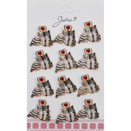 Seturi Brose - Set 12 Brose Martisor Primavara Cuplu Pisici