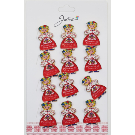 Seturi Brose - Set 12 Brose Martisor Primavara Mesaj Mandra de Tara Mea