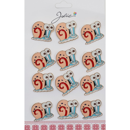 Seturi Brose - Set 12 Brose pentru Copii Melc cu Ochi