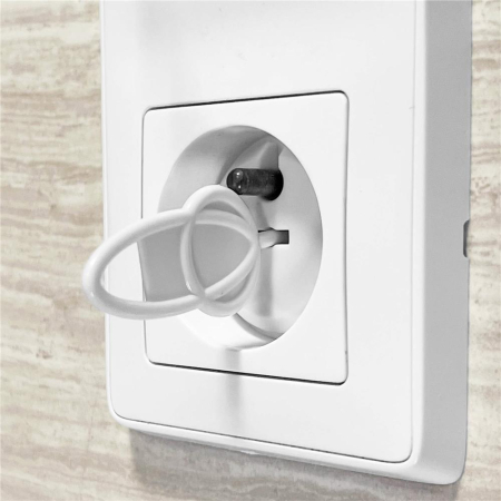 Set 12 protectii pentru prize copii, deblocare cu cheie, 35mm, alb [3]