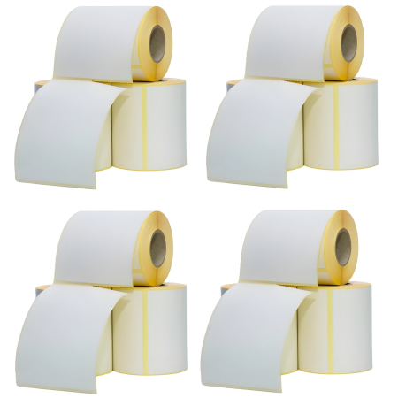 Set 12 Role Etichete Autoadezive Termice 105x148mm, 400 Etichete/Rola, pentru AWB [9]