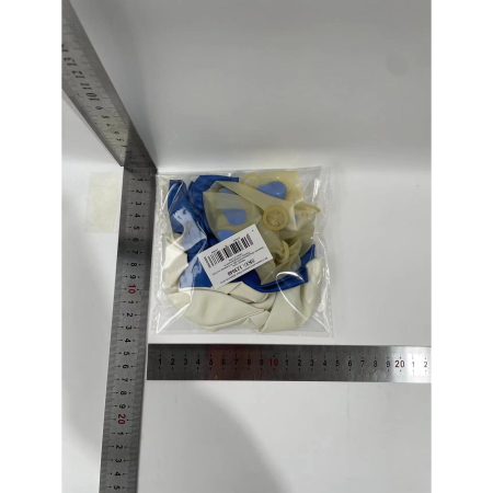 Set 15 baloane pentru petrecere, , albastru/ alb, 30 cm [5]