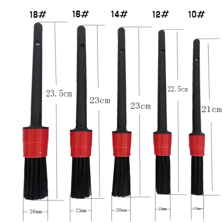 Set 17 Accesorii pentru Curatare Auto, , Interior si Exterior, 4 Capete pentru Bormasina, 5 Pensule, 3 Perii, 1 Laveta, 1 Manusa, 1 Perie Tripla Grilaj, 2 Bureti, Multicolor [3]