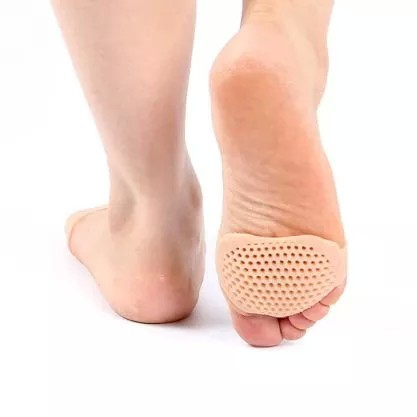 Set 2 Branturi cu Gel, , pentru Metatarsiene, Pernute din Silicon Gel, Universale, Separator Corectie Pozitie Degete Picior, Crem [2]