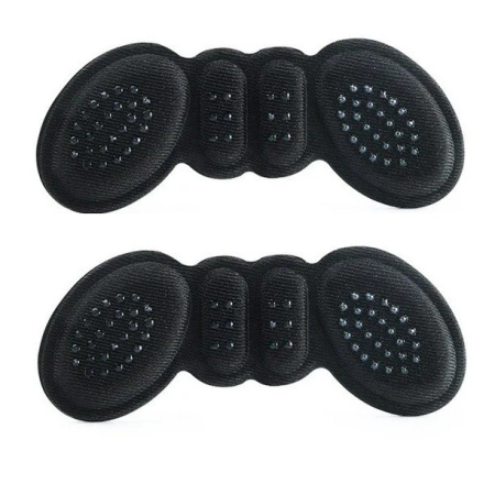 Set 2 Branturi cu Pernute pentru Calcai, , Suport Interior pentru Incaltaminte, Marime Universala, Aderent pe Piele, Negru [2]