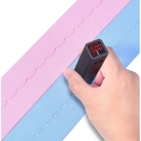 Set 2 Centuri de Monitorizare a Ritmului Cardiac Fetal, , Material Moale si Elastic, 6 x 130 cm, Albastru/Roz [5]