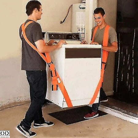 Set 2 Curele, Ham pentru 2 Persoane pentru Ridicare si Transport Greutati, Mobila si Electrocasnice, Rezistenta Premium 900Kg [4]