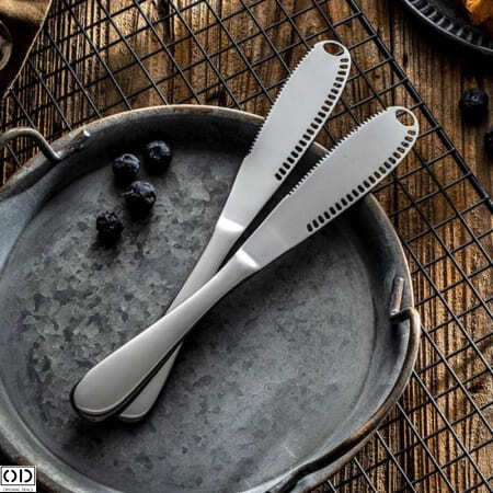 Cutit pentru Unt si Nutella Cutit pentru intins untul pe paine Cutit pentru Croisante Ciocolata Cutit Patiserie Placinte Cutit Unt Gem Ciocolata Cutite de bucatarie Cutite profesionale de chef [8]