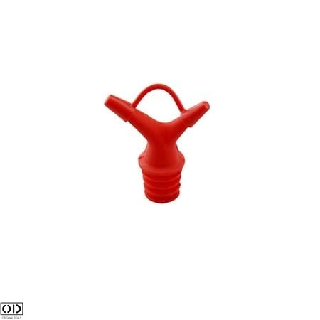 Set 2 Dopuri din Silicon pentru Sticle de Ulei si Otet, Rosu, Original Deals [2]