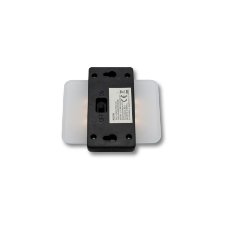 Set 2 lampi solare LED de perete, IP44 pentru exterior, autonomie 12 ore, 9x9x2.3cm, negru [8]