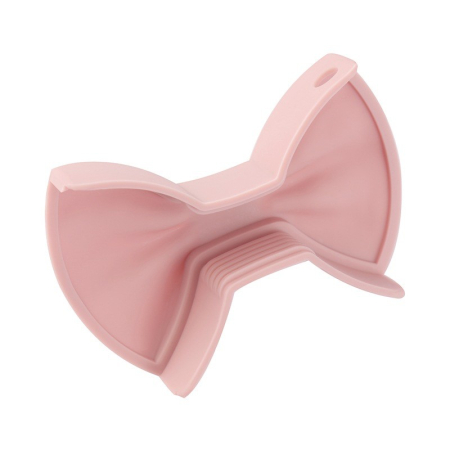 Set 2 Manere de Protectie Termorezistente, , Pentru Oale si Tigai, din Silicon, Rezistent la Temperaturi Inalte, Roz [2]
