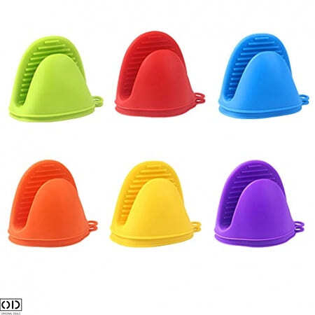 Set 2 Manusi de Protectie pentru Degete, din Silicon, Marime Universala, Galben, Original Deals [3]