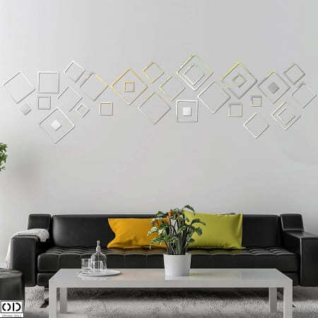 oglinda cu lipici oglinda adeziva  oglinzi acrilice autoadezive decor cu oglinzi decor cu oglinzi autoadezive decor cu oglinzi acrilice Oglinda decorativa Oglinda pentru perete Oglinda mare [5]