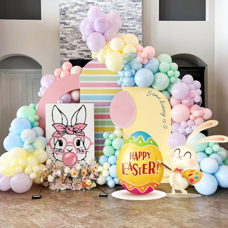 Set 25 Baloane din Latex, , Model Party, 13 cm, Multicolore, Culori Pale, 1 g [1]