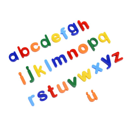 Set 26 Litere, , Magnetice, pentru Frigider, din Plastic, +3 Ani, 13 x 18 x 14 cm, Multicolor [1]