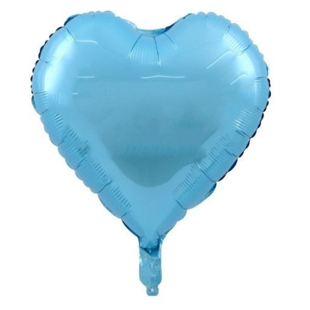 Set 3 Baloane din Folie Metalizata, , Figurine Picior 46x79 cm, Inima 45cm, Stea 45cm, Model It's a Boy, Tema Gender Reveal, Ambalaj Individual, Pai Inclus, Umflare cu Aer sau Heliu, Albastru [1]