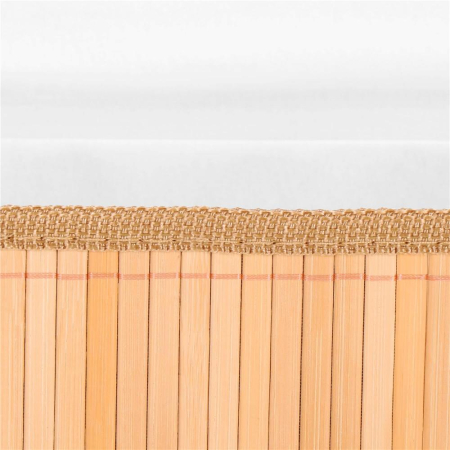 Set 3 cutii organizatoare din bambus, cu capac, diverse dimensiuni, maro [17]