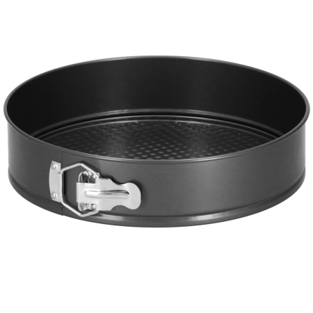 Set 3 forme de copt, 27, 25 si 23 cm, cu fund detasabil, gri [18]