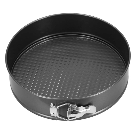 Set 3 forme de copt, 27, 25 si 23 cm, cu fund detasabil, gri [17]