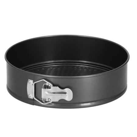 Set 3 forme de copt, 27, 25 si 23 cm, cu fund detasabil, gri [20]