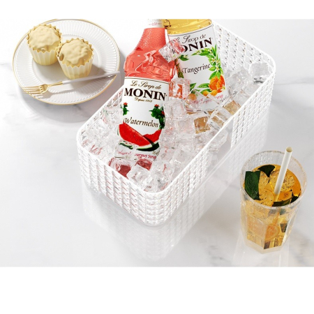 Set 3 forme pentru gheata si o caserola pentru depozitare , 96 de cuburi, verde [1]