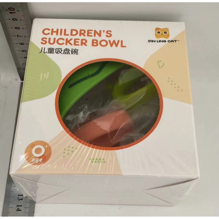 Set 3 Piese Diversificare Bebelusi si Copii, , Bol, Lingura si Furculita, Model Broscuta, din Silicon si Otel Inoxidabil, Verde [1]