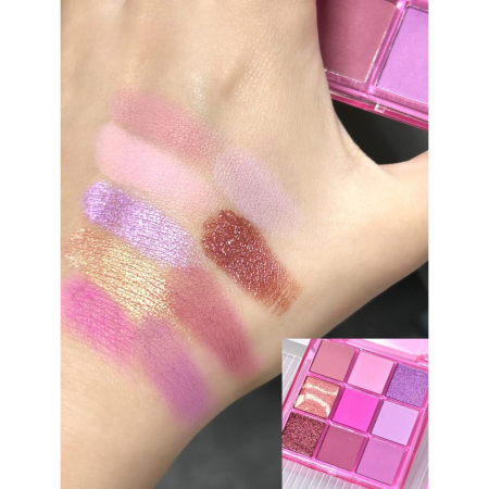 Set 3 Produse de Machiaj, KEVIN &amp; COCO, Pink Ice Star, 9 culori, 15.5 x 13 x 3.4 cm [5]