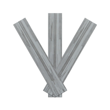 Set 36 Placi Autoadezive pentru Pardoseala, , din PVC, Impermeabil, Ignifug, Usor de Curatat, Dimensiune Placa 91.44 x 15.24 cm, Grosime 1.5 mm, Acoperire 5 m2, Model 4, Gri [3]