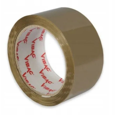 Set 36 Role Banda Adeziva Solvent, Vibac, 48mmx60m, Ambalare, Sigilare, Rezistenta, Maro [1]