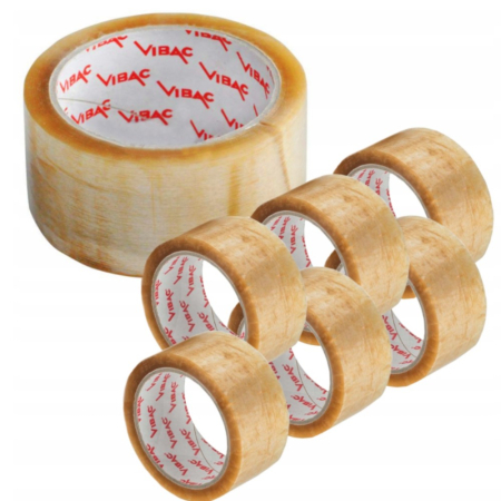 Set 36 Role Banda Adeziva Solvent, Vibac, 48mmx60m, Ambalare, Sigilare, Rezistenta, Transparenta [3]