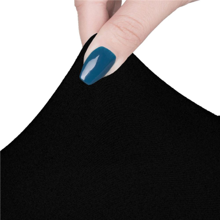 Set 4 huse pentru scaune de evenimente, marime universala, poliester si spandex, negru [8]