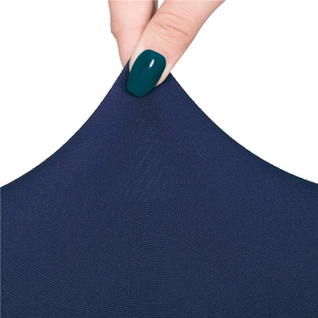 Husa universala pentru scaun, marime universala, poliester si spandex, 45 x 60 cm, bleumarin [4]