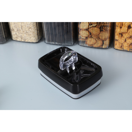 Set 4 Recipiente din Plastic, , pentru Alimente/Obiecte, Inchidere Ermetica, Textura Ondulata, 4 x 3.3 l, Transparent [2]