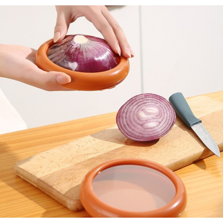 Set 4 Recipiente pentru Pastrarea Proaspata a Legumelor, , Cutii Portabile Sigilate Anti-oxidare, 4 Forme Diferite pentru Legume sau Fructe, Culori diferite [6]