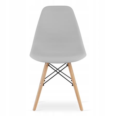 Set 4 scaune dining Scandinav pentru bucatarie, 38x42x82cm, gri [16]