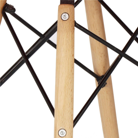 Scaun dining Scandinav pentru bucatarie, 38x42x82cm, gri inchis [13]