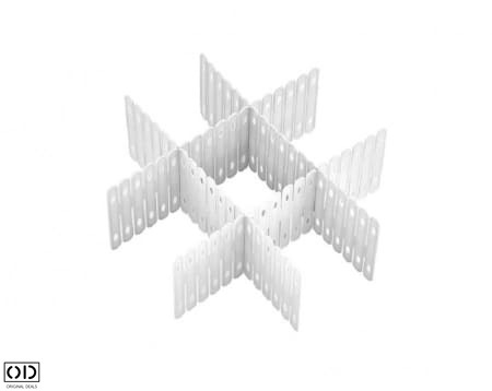 Set 10 Accesorii in Forma de X pentru Organizatoare de Sertar, Compatibilitate cu Orice Dimensiune de Organizator [8]