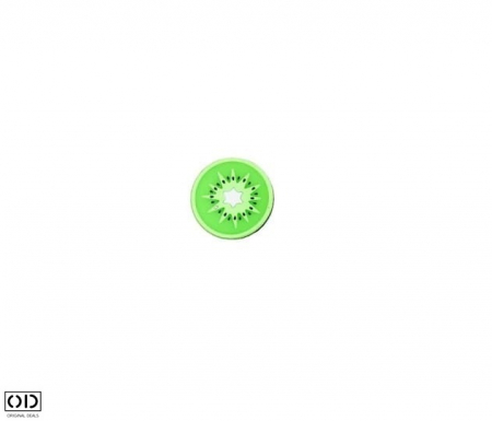 Set 4 Suporti din Silicon pentru Pahare, Cani sau Cesti, in Forma de Lamaie, Kiwi, Fructul Dragonului si Pepene, 9cm [5]