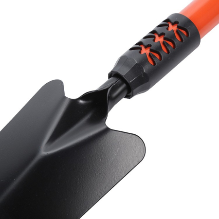 Set 4 Unelte de Gradina , Maner extensibil, pentru Plantare Prelucrare Sol si Ingrijire Plante, Material otel carbon, negru [4]