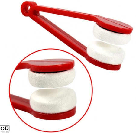 Set 5 Dispozitive pentru Curatat Lentile Ochelari, cu Doua Capete Textile din Microfibra, Multicolor [14]