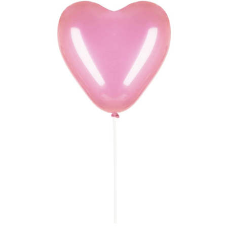 Set 50 baloane pentru petrecere in forma de inima, 30cm, roz [4]